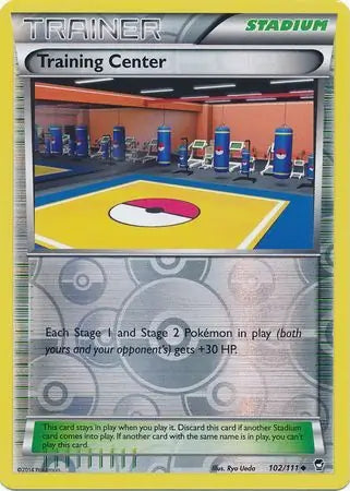 Training Center 102/111 (XY - Furious Fists)  - Reverse Holofoil | Good Games Adelaide SA