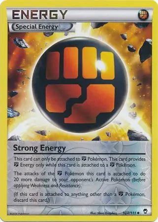 Strong Energy 104/111 (XY - Furious Fists)  - Reverse Holofoil | Good Games Adelaide SA