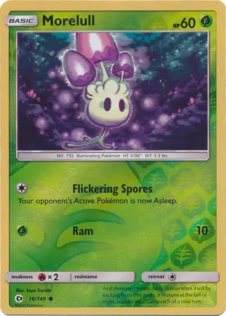 Morelull 16/149 (SM Base Set)  - Reverse Holofoil | Good Games Adelaide SA