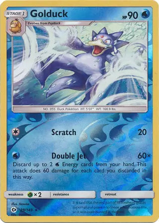 Golduck 29/149 (SM Base Set)  - Reverse Holofoil | Good Games Adelaide SA