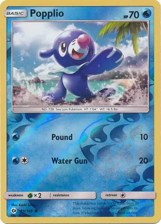Popplio 39/149 (SM Base Set)  - Reverse Holofoil | Good Games Adelaide SA