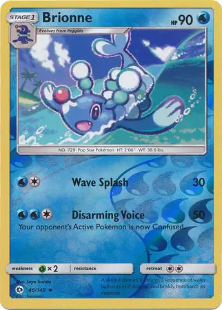 Brionne 40/149 (SM Base Set)  - Reverse Holofoil | Good Games Adelaide SA