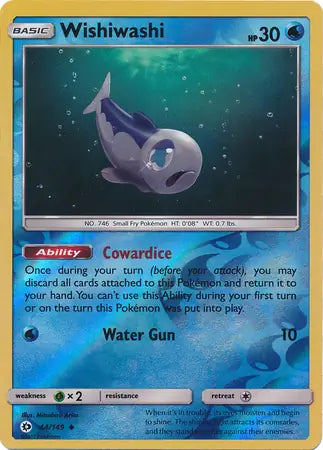 Wishiwashi 44/149 (SM Base Set)  - Reverse Holofoil | Good Games Adelaide SA