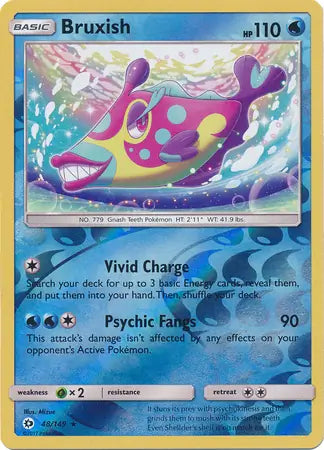 Bruxish 48/149 (SM Base Set)  - Reverse Holofoil | Good Games Adelaide SA