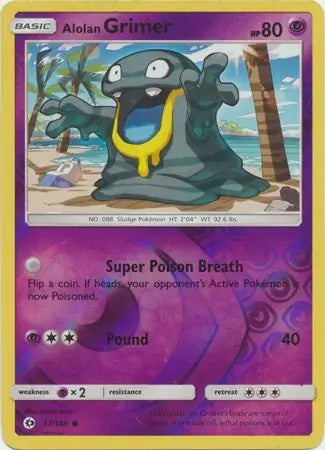 Alolan Grimer 57/149 (SM Base Set)  - Reverse Holofoil | Good Games Adelaide SA