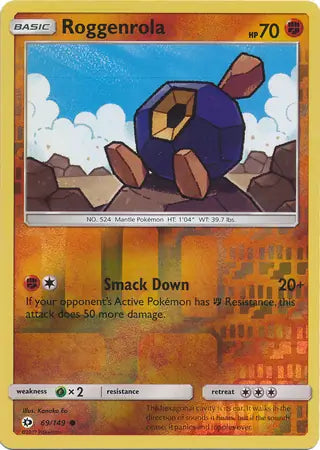 Roggenrola 69/149 (SM Base Set)  - Reverse Holofoil | Good Games Adelaide SA