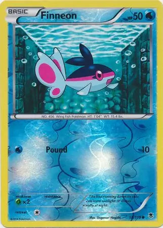 Finneon 18/119 (XY - Phantom Forces)  - Reverse Holofoil | Good Games Adelaide SA