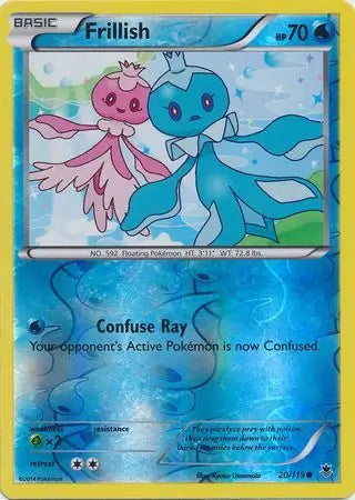 Frillish 20/119 (XY - Phantom Forces)  - Reverse Holofoil | Good Games Adelaide SA