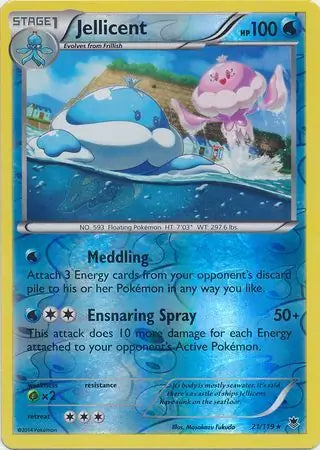 Jellicent 21/119 (XY - Phantom Forces)  - Reverse Holofoil | Good Games Adelaide SA