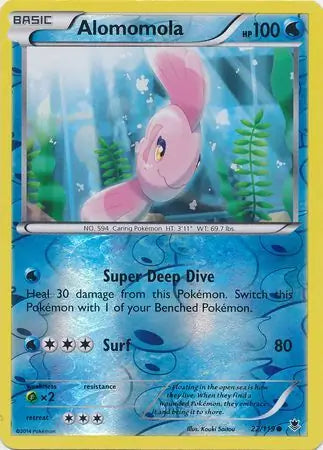 Alomomola 22/119 (XY - Phantom Forces)  - Reverse Holofoil | Good Games Adelaide SA
