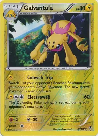 Galvantula 27/119 (XY - Phantom Forces)  - Reverse Holofoil | Good Games Adelaide SA