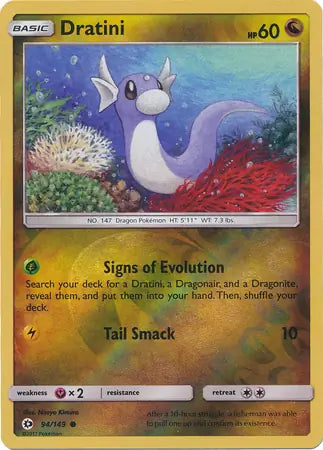 Dratini 94/149 (SM Base Set)  - Reverse Holofoil | Good Games Adelaide SA