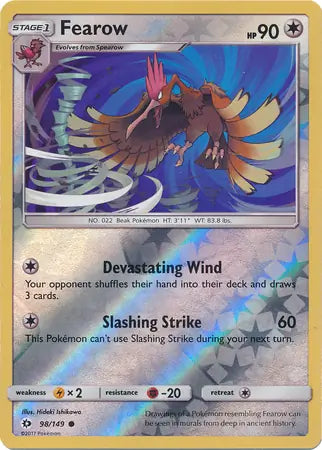Fearow 98/149 (SM Base Set)  - Reverse Holofoil | Good Games Adelaide SA
