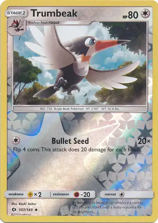 Trumbeak 107/149 (SM Base Set)  - Reverse Holofoil | Good Games Adelaide SA
