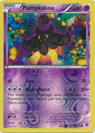 Pumpkaboo 44/119 (XY - Phantom Forces)  - Reverse Holofoil | Good Games Adelaide SA