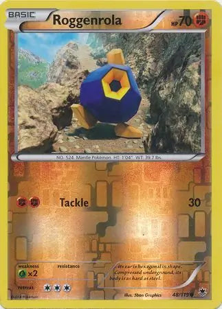 Roggenrola 48/119 (XY - Phantom Forces)  - Reverse Holofoil | Good Games Adelaide SA