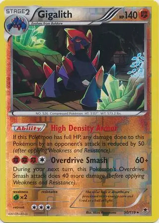 Gigalith 50/119 (XY - Phantom Forces)  - Reverse Holofoil | Good Games Adelaide SA