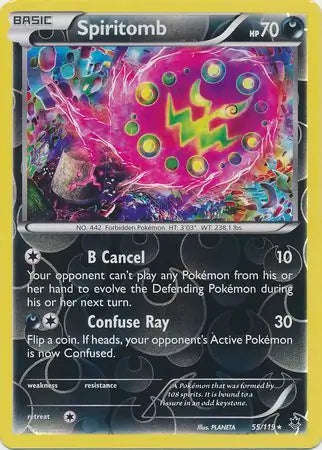 Spiritomb 55/119 (XY - Phantom Forces)  - Reverse Holofoil | Good Games Adelaide SA