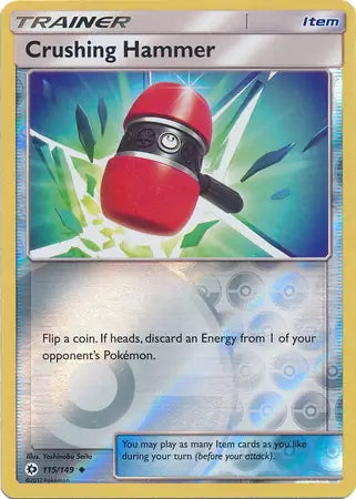 Crushing Hammer 115/149 (SM Base Set)  - Reverse Holofoil | Good Games Adelaide SA