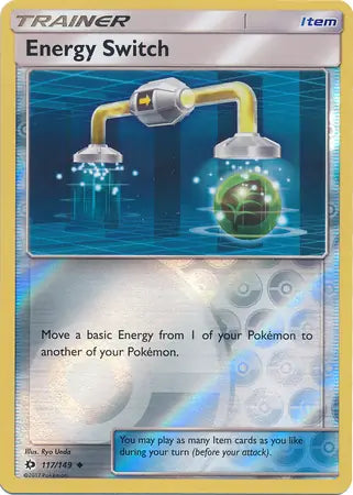 Energy Switch 117/149 (SM Base Set)  - Reverse Holofoil | Good Games Adelaide SA