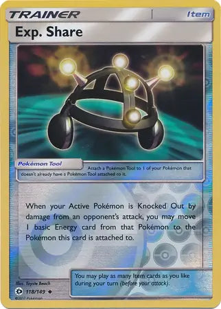 Exp. Share 118/149 (SM Base Set)  - Reverse Holofoil | Good Games Adelaide SA
