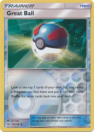 Great Ball 119/149 (SM Base Set)  - Reverse Holofoil | Good Games Adelaide SA