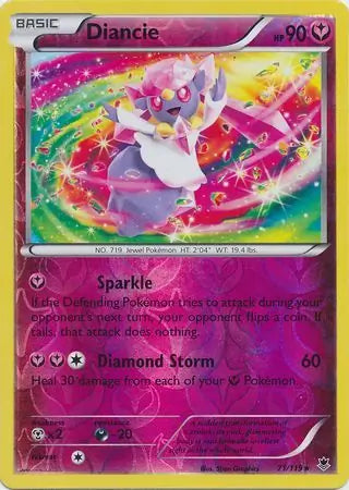 Diancie 71/119 (XY - Phantom Forces)  - Reverse Holofoil | Good Games Adelaide SA