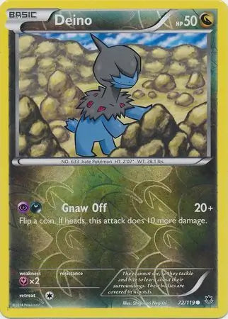 Deino 72/119 (XY - Phantom Forces)  - Reverse Holofoil | Good Games Adelaide SA