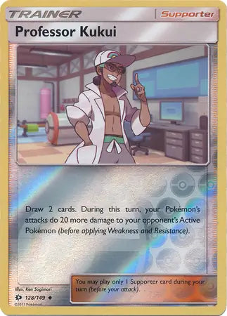 Professor Kukui 128/149 (SM Base Set)  - Reverse Holofoil | Good Games Adelaide SA