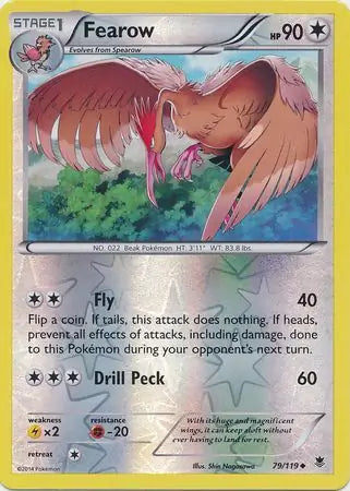 Fearow 79/119 (XY - Phantom Forces)  - Reverse Holofoil | Good Games Adelaide SA