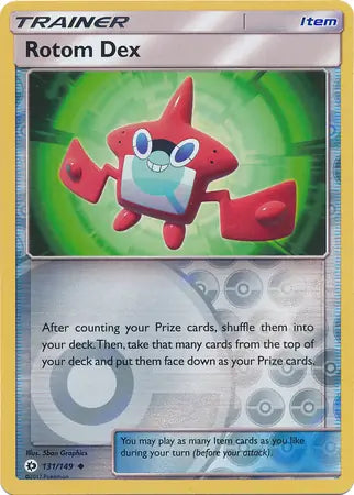Rotom Dex 131/149 (SM Base Set)  - Reverse Holofoil | Good Games Adelaide SA