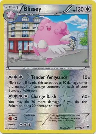 Blissey 81/119 (XY - Phantom Forces)  - Reverse Holofoil | Good Games Adelaide SA