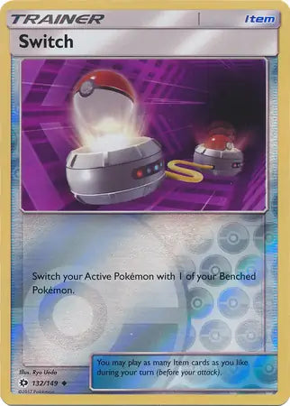 Switch 132/149 (SM Base Set)  - Reverse Holofoil | Good Games Adelaide SA