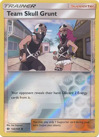 Team Skull Grunt 133/149 (SM Base Set)  - Reverse Holofoil | Good Games Adelaide SA