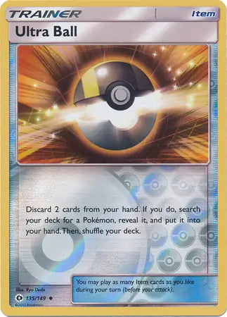 Ultra Ball 135/149 (SM Base Set)  - Reverse Holofoil | Good Games Adelaide SA