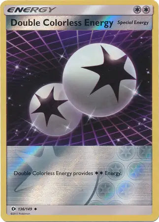 Double Colorless Energy 136/149 (SM Base Set)  - Reverse Holofoil | Good Games Adelaide SA