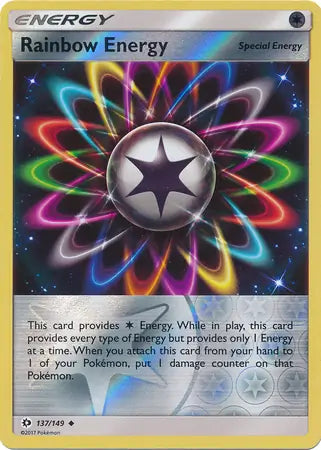 Rainbow Energy 137/149 (SM Base Set)  - Reverse Holofoil | Good Games Adelaide SA