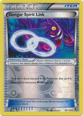 Gengar Spirit Link 95/119 (XY - Phantom Forces)  - Reverse Holofoil | Good Games Adelaide SA