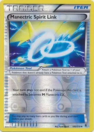 Manectric Spirit Link 100/119 (XY - Phantom Forces)  - Reverse Holofoil | Good Games Adelaide SA