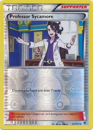 Professor Sycamore 101/119 (XY - Phantom Forces)  - Reverse Holofoil | Good Games Adelaide SA