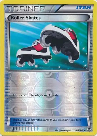 Roller Skates 103/119 (XY - Phantom Forces)  - Reverse Holofoil | Good Games Adelaide SA
