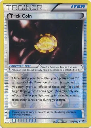 Trick Coin 108/119 (XY - Phantom Forces)  - Reverse Holofoil | Good Games Adelaide SA