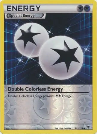 Double Colorless Energy 111/119 (XY - Phantom Forces)  - Reverse Holofoil | Good Games Adelaide SA
