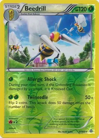 Beedrill 3/160 (XY - Primal Clash)  - Reverse Holofoil | Good Games Adelaide SA