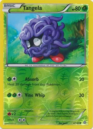 Tangela 4/160 (XY - Primal Clash)  - Reverse Holofoil | Good Games Adelaide SA