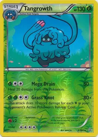 Tangrowth 5/160 (XY - Primal Clash)  - Reverse Holofoil | Good Games Adelaide SA