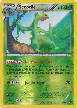 Sceptile 8/160 (XY - Primal Clash)  - Reverse Holofoil | Good Games Adelaide SA