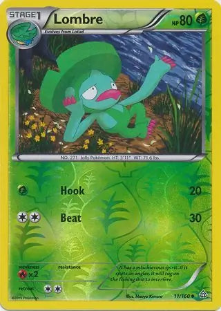 Lombre 11/160 (XY - Primal Clash)  - Reverse Holofoil | Good Games Adelaide SA