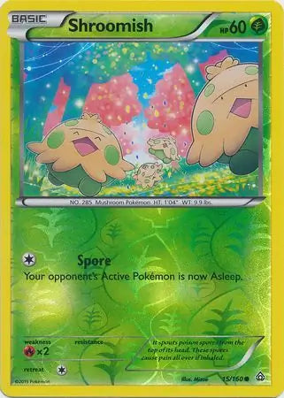 Shroomish 15/160 (XY - Primal Clash)  - Reverse Holofoil | Good Games Adelaide SA