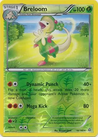 Breloom 16/160 (XY - Primal Clash)  - Reverse Holofoil | Good Games Adelaide SA